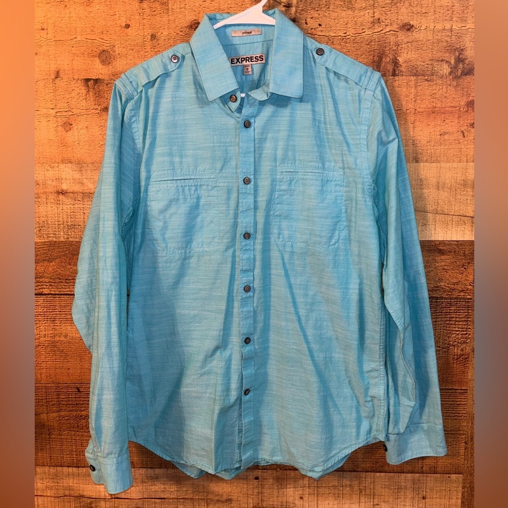 Express Fitted Button Up Shirt